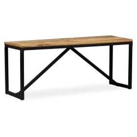 vidaXL Bench Solid Mango Wood 110x35x45 cm