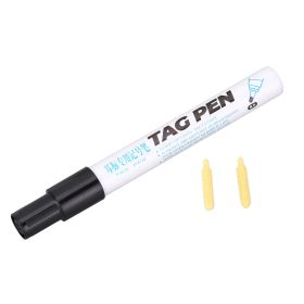 Ear Tag Pen Waterproof Strong Penetration Black Ink Ear Marking Pen Portable Permanent Markers for Pig Cow Sheep