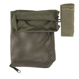 Brass Shell Collector Nylon Mesh Brass Catcher Outdoor Shell Storage Bag Hook and Loop Type