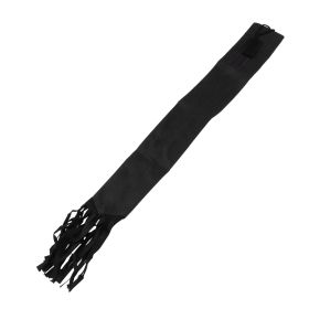 Horse Tail Protection Bag Non Woven Fabric Horsetail Guard with Fringe Hook and Loop Design Black