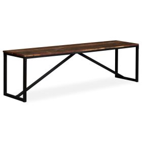 vidaXL Bench Solid Reclaimed Wood 160x35x45 cm