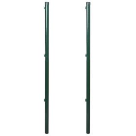 vidaXL Fence Posts 2 pcs 66.9"