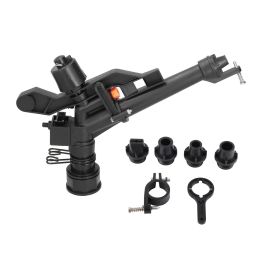 G 1‑1/2 Irrigation Sprinkler ABS Adjustable Rocker Arm Large Flow Impact Sprinkler for Garden Lawn