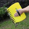 1 Pair Plastic Hand Rakes Leaf Collector Garden Scoop for Picking up Leaves