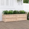 Garden Planter 70.9" x 19.7" x 19.7" Solid Wood Pine