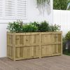 Garden Planter 59.1"x19.7"x27.6" Impregnated Wood Pine