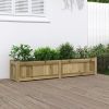 Garden Planter 59.1"x12.2"x12.2" Impregnated Wood Pine