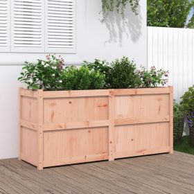 Garden Planter 59.1" x 19.7" x 27.6" Solid Wood Douglas