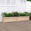 Garden Planter 70.9"x12.2"x12.2" Solid Wood Pine