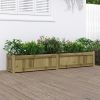 Garden Planter 70.9"x12.2"x12.2" Impregnated Wood Pine