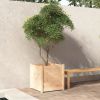 Garden Planter 23.6"x23.6"x23.6" Solid Wood Pine