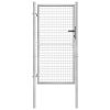 Garden Gate Galvanized Steel 41.3"x78.7" Silver