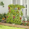 74 Inch Tall Garden Trellis for Flower Vine Vegetable Fruit Pea