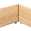 Garden Planter 47.2"x31.5" Solid Pine Wood