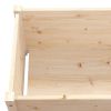 Garden Planter 78.7"x19.7"x19.7" Solid Wood Pine