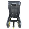 Folding car Poly Garden dump truck with steel frame, 10 inches. Pneumatic tire, 300 lb capacity body 55L black