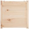 Garden Planter 23.6"x23.6"x23.6" Solid Wood Pine