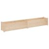 Garden Planters 2 pcs 78.7"x12.2"x12.2" Solid Wood Pine