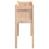 Garden Planters 2 pcs with Legs Solid Wood Pine