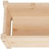 Garden Planter 23.6"x12.2"x12.2" Solid Wood Pine