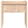 Garden Planter with Legs 27.6"x12.2"x27.6" Solid Wood Pine