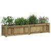 Garden Planter 59.1"x12.2"x12.2" Impregnated Wood Pine