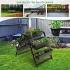 3-Tier Vertical Raised Garden Bed with 5 Plant Boxes