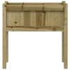 Garden Planter with Legs 27.6"x12.2"x27.6" Impregnated Wood Pine