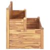 2-Tier Garden Planter 43.3"x29.5"x33.1" Solid Acacia Wood