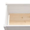 Garden Planters 2 pcs White 78.7"x12.2"x12.2" Solid Wood Pine