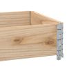 Garden Planter 39.4"x19.7" Solid Pine Wood