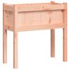 Garden Planter with Legs 27.6"x12.2"x27.6" Solid Wood Douglas