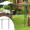 81 Inch Garden Arbor Metal Archway for Climbing Plants