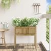 Garden Planter with Legs 27.6"x12.2"x27.6" Impregnated Wood Pine