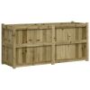 Garden Planter 59.1"x19.7"x27.6" Impregnated Wood Pine