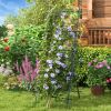 74 Inch Tall Garden Trellis for Flower Vine Vegetable Fruit Pea