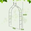 8 Feet 4 Inch High Gothic Steel Rose Arch