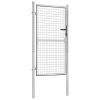 Garden Gate Galvanized Steel 41.3"x78.7" Silver