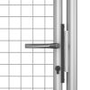 Garden Gate Galvanized Steel 41.3"x78.7" Silver