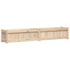 Garden Planter 70.9"x12.2"x12.2" Solid Wood Pine