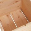 Garden Planter 23.6"x23.6"x23.6" Solid Wood Pine