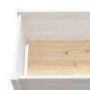 Garden Planter White 39.4"x19.7"x19.7" Solid Wood Pine