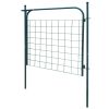 Garden Fence Gate 39.4"x39.4" Green