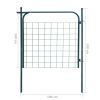 Garden Fence Gate 39.4"x39.4" Green