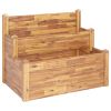 2-Tier Garden Planter 43.3"x29.5"x33.1" Solid Acacia Wood