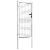 Garden Gate Galvanized Steel 41.3"x88.6" Silver