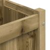 Garden Planter 59.1"x12.2"x12.2" Impregnated Wood Pine