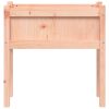 Garden Planter with Legs 27.6"x12.2"x27.6" Solid Wood Douglas