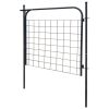 Garden Fence Gate 39.4"x39.4" Anthracite