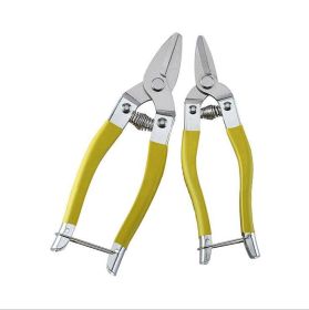 Garden Shears Hand Pruner Gardening Scissors (Color: Yellow)